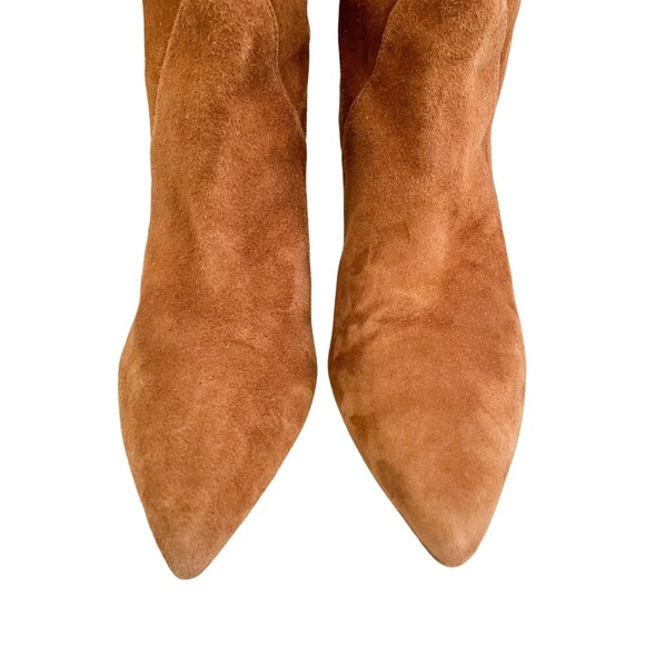 Zara Tan Heeled Ankle Boots – Size 40 - Picture 2 of 10